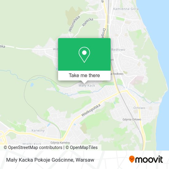 Mały Kacka Pokoje Gościnne map