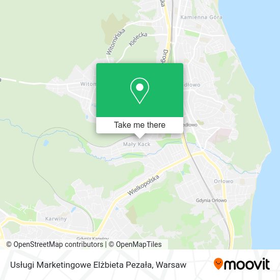 Usługi Marketingowe Elżbieta Pezała map