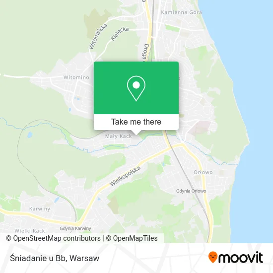 Карта Śniadanie u Bb