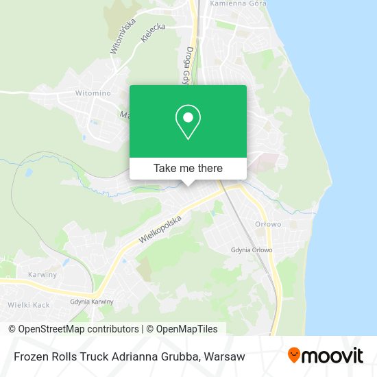 Frozen Rolls Truck Adrianna Grubba map