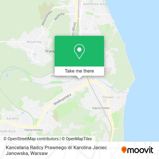 Kancelaria Radcy Prawnego dr Karolina Janiec Janowska map