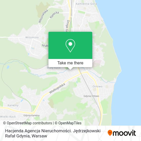 Hacjenda Agencja Nieruchomości. Jędrzejkowski Rafał Gdynia map