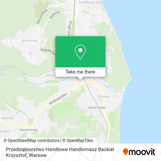 Przedsiębiorstwo Handlowe Handlomasz Backiel Krzysztof map