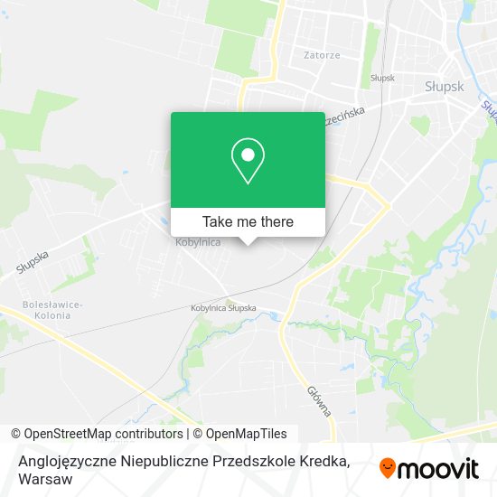 Anglojęzyczne Niepubliczne Przedszkole Kredka map