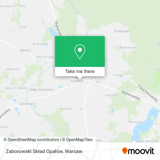 Карта Zaborowski Skład Opałów