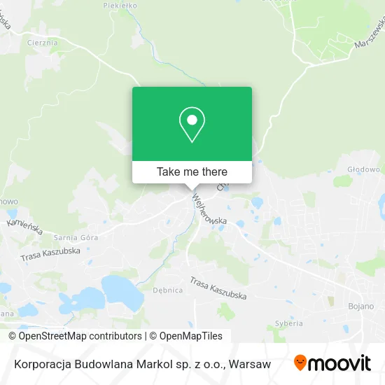 Korporacja Budowlana Markol sp. z o.o. map