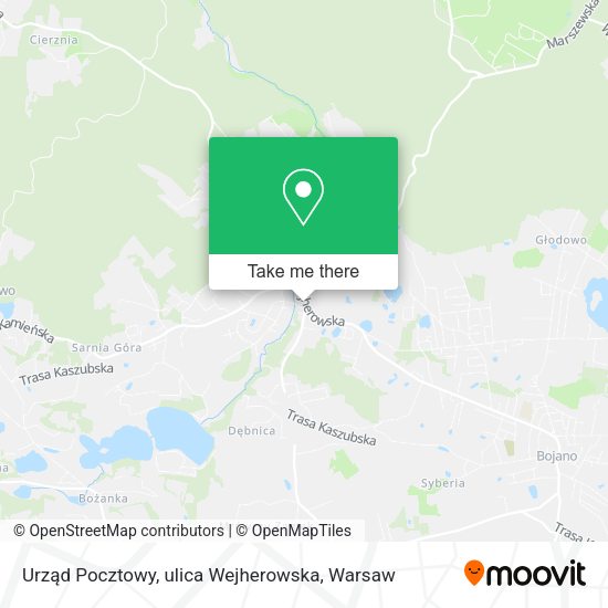 Urząd Pocztowy, ulica Wejherowska map