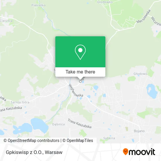 Карта Gpkiswisp z O.O.