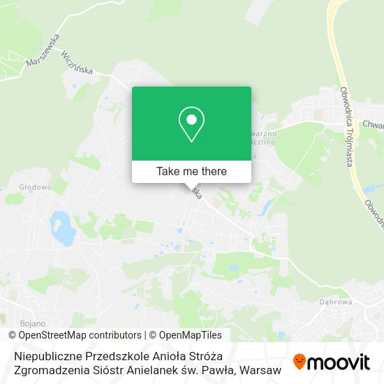 Niepubliczne Przedszkole Anioła Stróża Zgromadzenia Sióstr Anielanek św. Pawła map