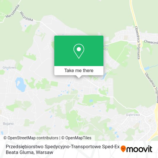 Przedsiębiorstwo Spedycyjno-Transportowe Sped-Ex Beata Gluma map