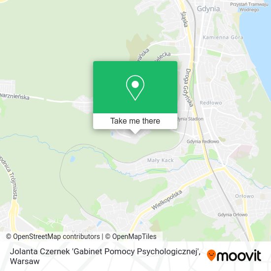 Jolanta Czernek 'Gabinet Pomocy Psychologicznej' map