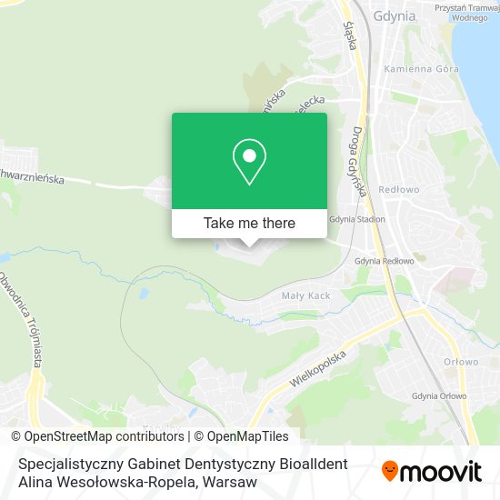 Specjalistyczny Gabinet Dentystyczny Bioalldent Alina Wesołowska-Ropela map