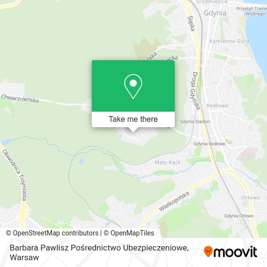 Barbara Pawlisz Pośrednictwo Ubezpieczeniowe map