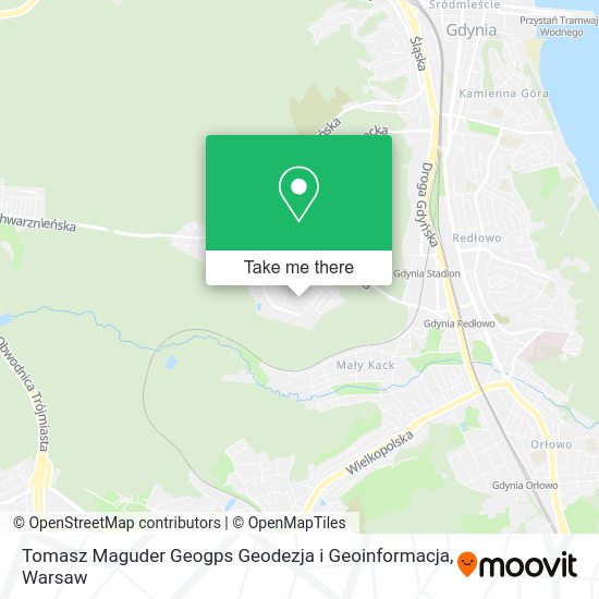 Карта Tomasz Maguder Geogps Geodezja i Geoinformacja