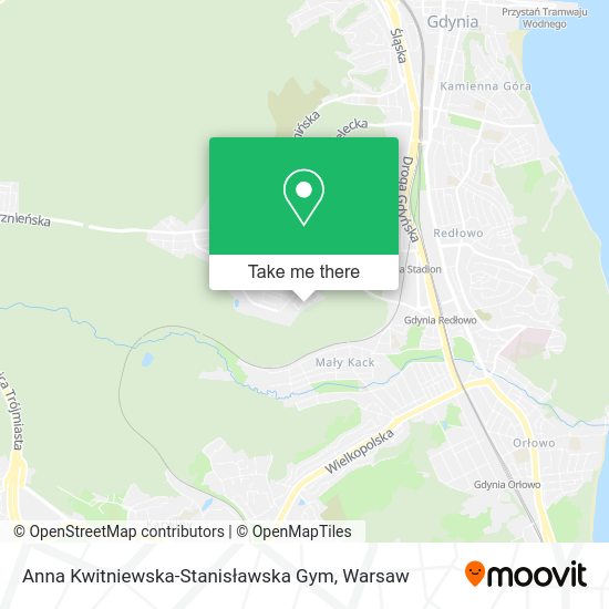 Anna Kwitniewska-Stanisławska Gym map