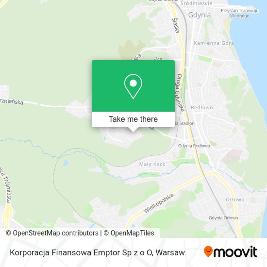 Korporacja Finansowa Emptor Sp z o O map