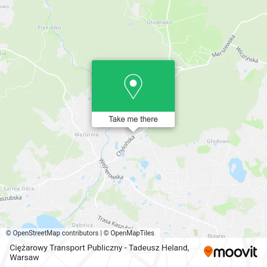 Карта Ciężarowy Transport Publiczny - Tadeusz Heland