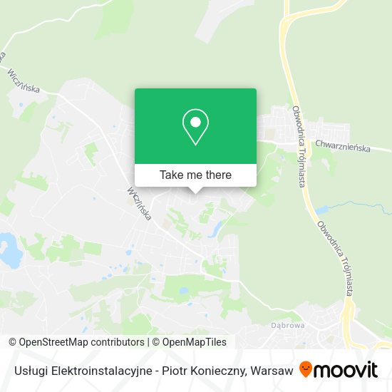 Usługi Elektroinstalacyjne - Piotr Konieczny map