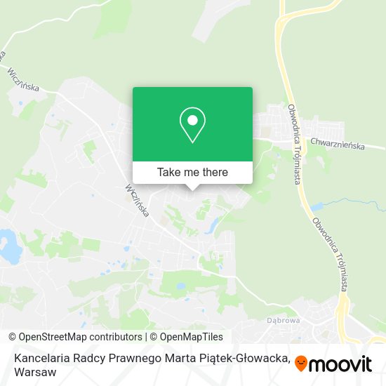 Kancelaria Radcy Prawnego Marta Piątek-Głowacka map