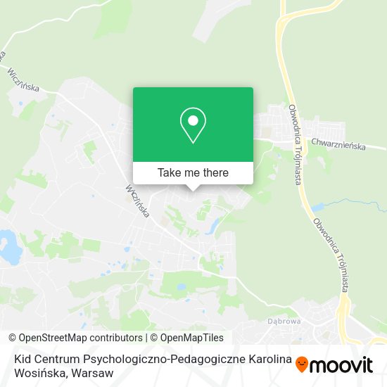 Kid Centrum Psychologiczno-Pedagogiczne Karolina Wosińska map