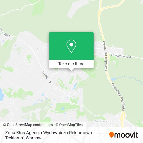 Zofia Kłos Agencja Wydawniczo-Reklamowa 'Reklama' map