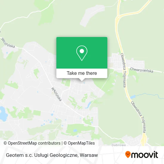 Карта Geotem s.c. Usługi Geologiczne