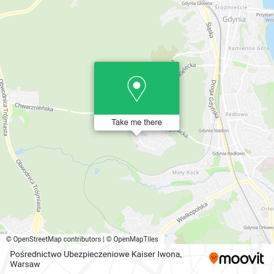 Pośrednictwo Ubezpieczeniowe Kaiser Iwona map