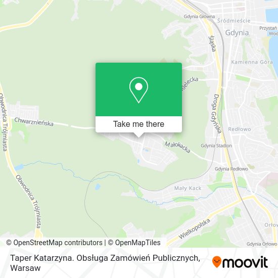 Taper Katarzyna. Obsługa Zamówień Publicznych map