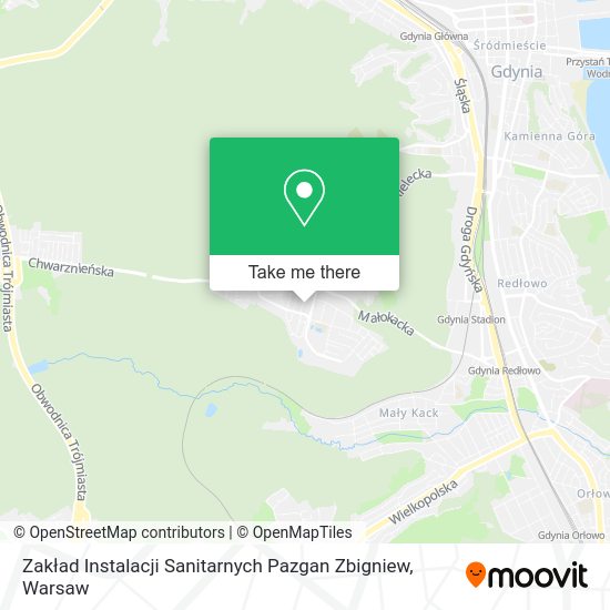 Zakład Instalacji Sanitarnych Pazgan Zbigniew map