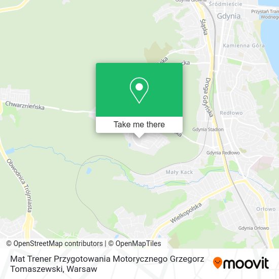 Mat Trener Przygotowania Motorycznego Grzegorz Tomaszewski map