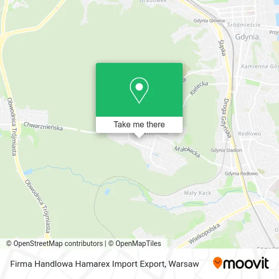 Карта Firma Handlowa Hamarex Import Export