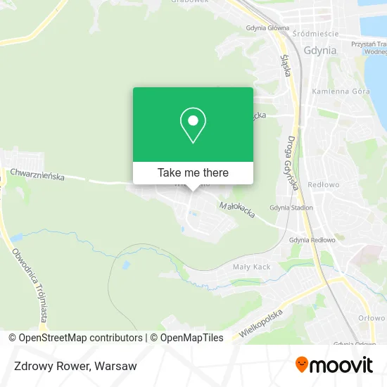 Zdrowy Rower map