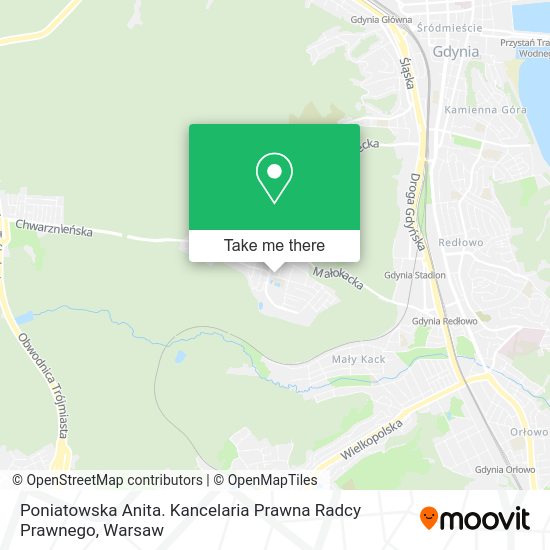 Poniatowska Anita. Kancelaria Prawna Radcy Prawnego map