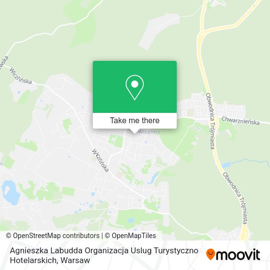 Agnieszka Labudda Organizacja Uslug Turystyczno Hotelarskich map