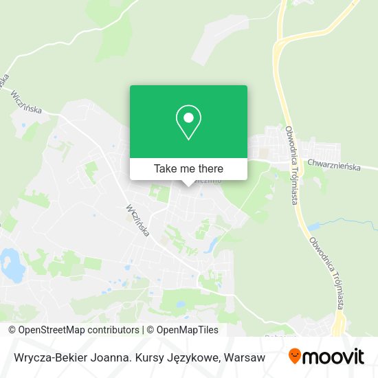 Wrycza-Bekier Joanna. Kursy Językowe map