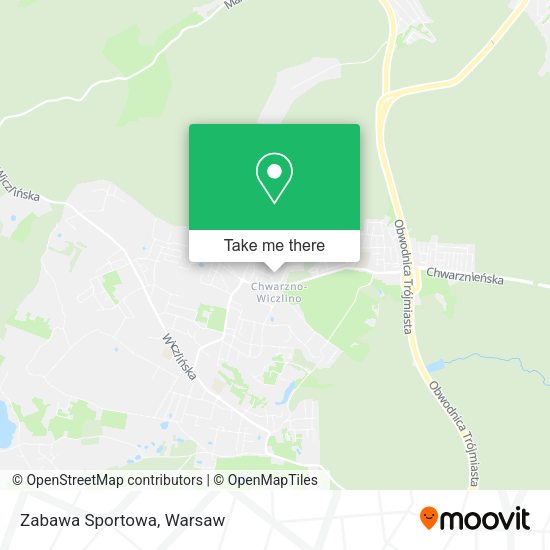 Zabawa Sportowa map