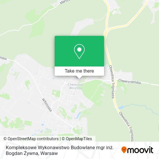 Kompleksowe Wykonawstwo Budowlane mgr inż. Bogdan Żywna map