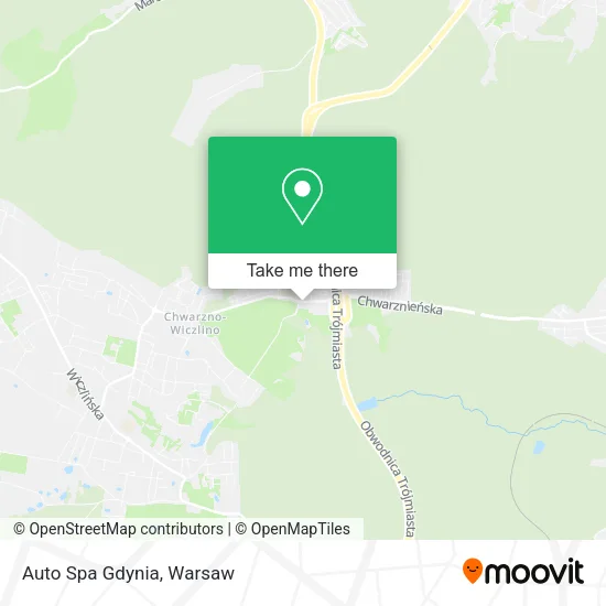 Карта Auto Spa Gdynia