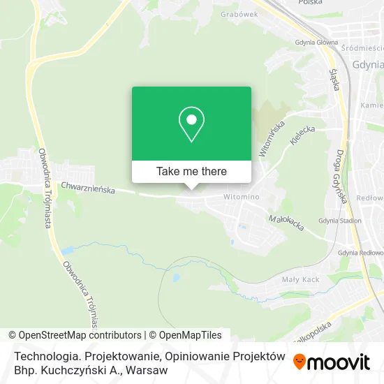 Technologia. Projektowanie, Opiniowanie Projektów Bhp. Kuchczyński A. map