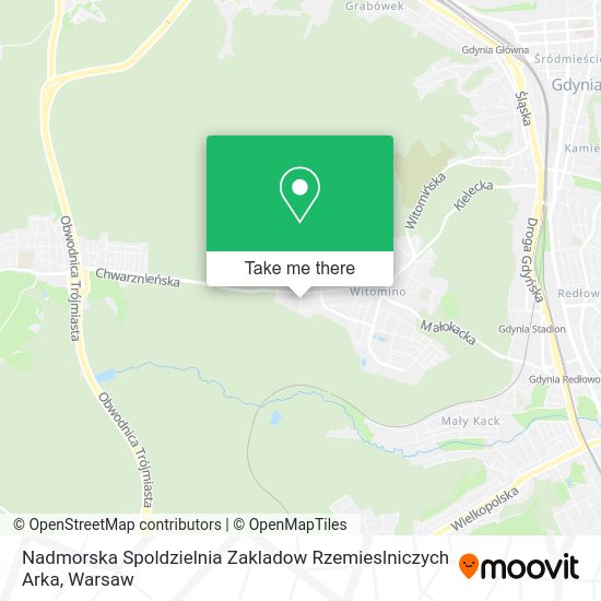 Nadmorska Spoldzielnia Zakladow Rzemieslniczych Arka map