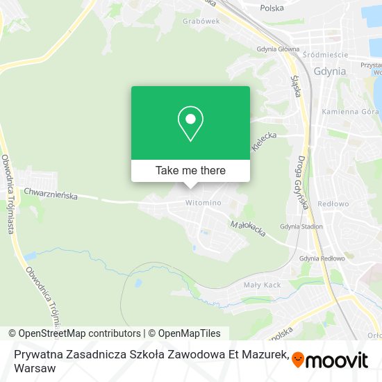 Prywatna Zasadnicza Szkoła Zawodowa Et Mazurek map