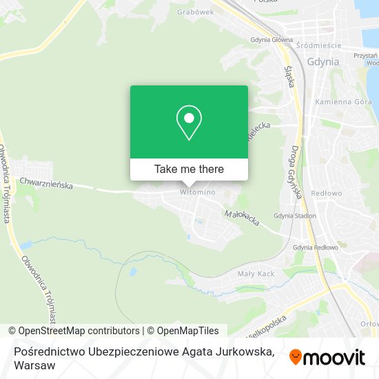 Pośrednictwo Ubezpieczeniowe Agata Jurkowska map