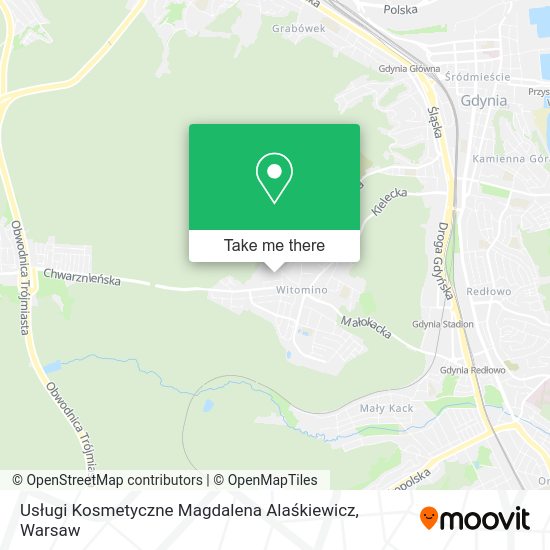 Usługi Kosmetyczne Magdalena Alaśkiewicz map