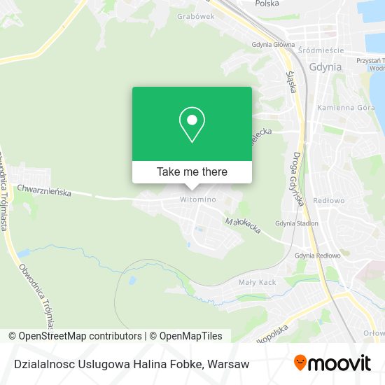 Dzialalnosc Uslugowa Halina Fobke map