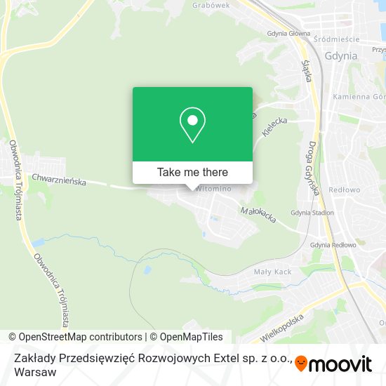 Zakłady Przedsięwzięć Rozwojowych Extel sp. z o.o. map