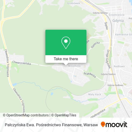 Pałczyńska Ewa. Pośrednictwo Finansowe map