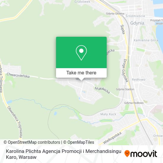 Karolina Plichta Agencja Promocji i Merchandisingu Karo map