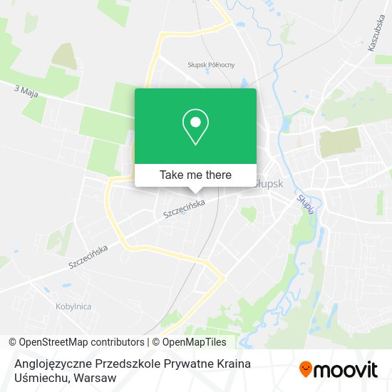 Anglojęzyczne Przedszkole Prywatne Kraina Uśmiechu map