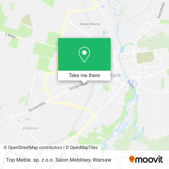 Карта Top Meble. sp. z o.o. Salon Meblowy