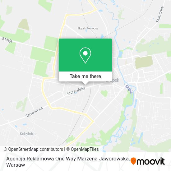 Agencja Reklamowa One Way Marzena Jaworowska map